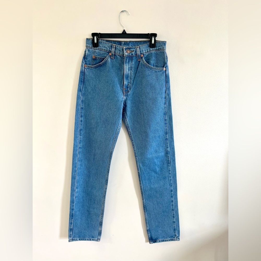 Vintage '90s Levi's 505 Orange Tab Medium Wash Straight Leg Jeans